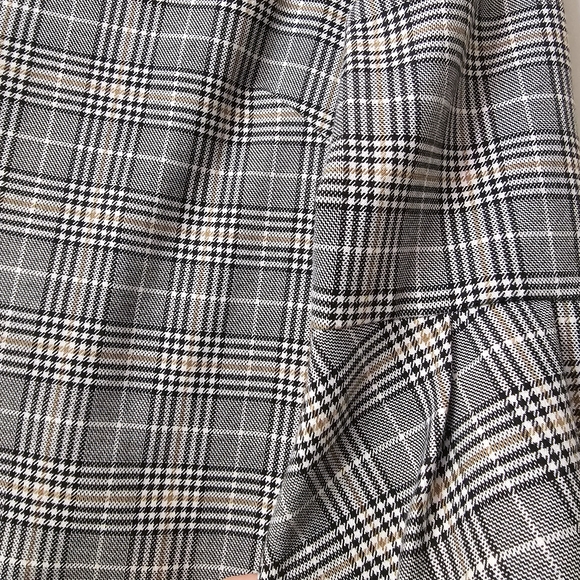 H&M Plaid Shift Bell Dress With Bell Cuffs - Picture 7 of 7